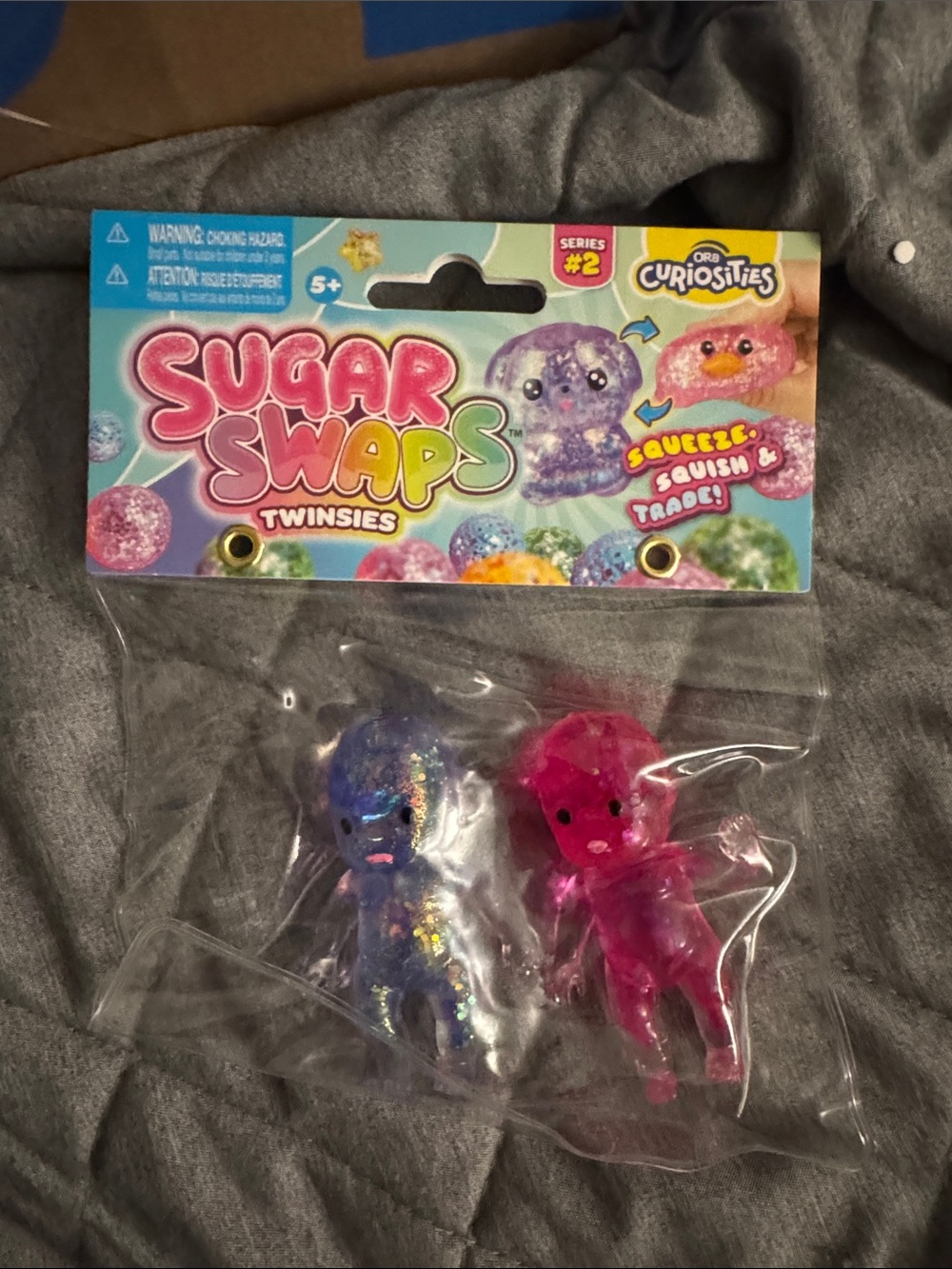 Sugar Swaps Twinsies Plush Duo - Pink & Purple Squeezables